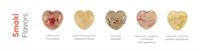 CARAMELLE A CUORE CON PETALI DI FIORE